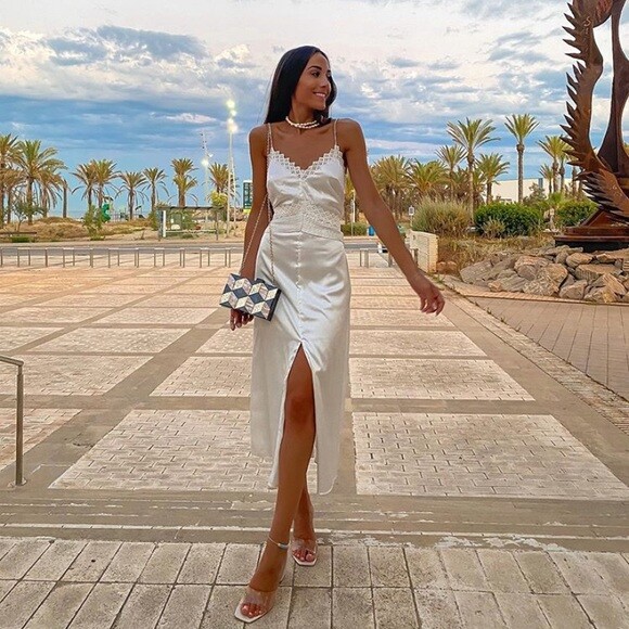 zara white dress